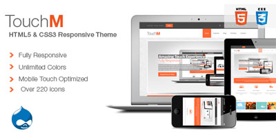 TouchM - Responsive HTML5 and CSS3 Drupal Theme