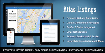 Atlas Directory and Listings Premium WordPress Theme