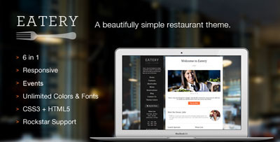 Eatery Responsive Restaurant WordPress Theme