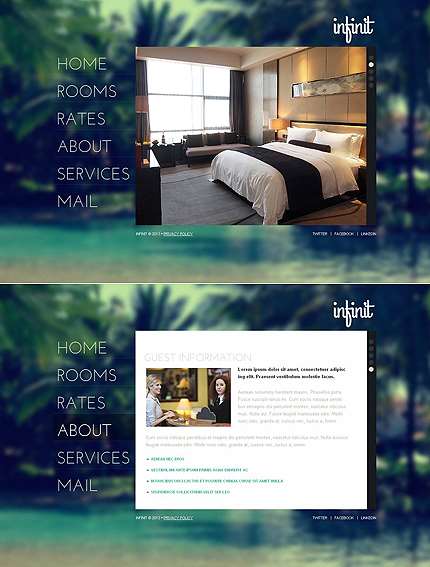 Hotels Moto CMS HTML Template