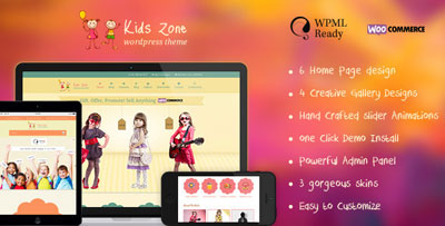 Kids Zone WordPress Theme
