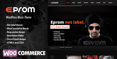 EPROM WordPress Music Theme