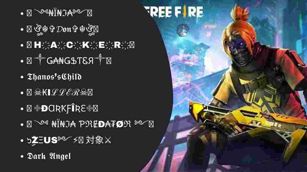 45 Best And Cool Free Fire Name Get Stylish Free Fire Nickname Soni SEO